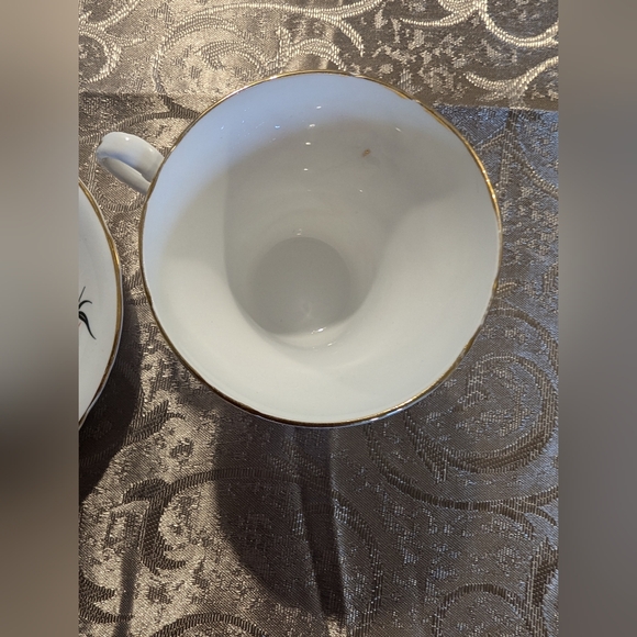 - - Rare Aynsley cup and saucer. Japanese like pattern with bamboo gr… - Picture 8 of 10